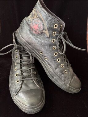 Converse Batman Bruce Wayne ALL ⭐️ STAR Leather High-Top Sneakers